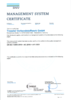 Certificat - EN ISO 13485
