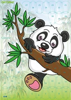 Poster de motivation « Panda »